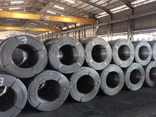 Wire coils in facility